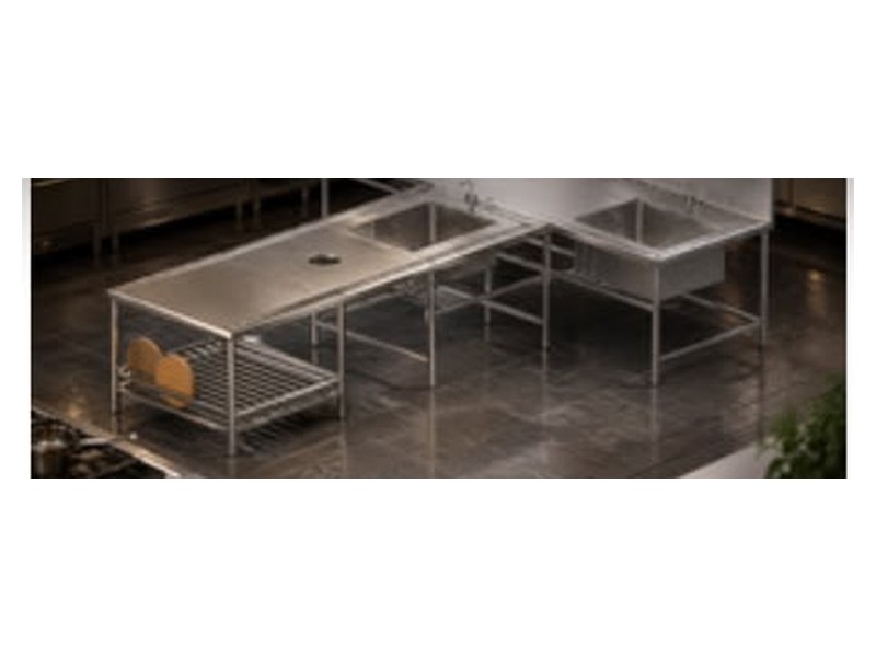 Mesa en acero inoxidable